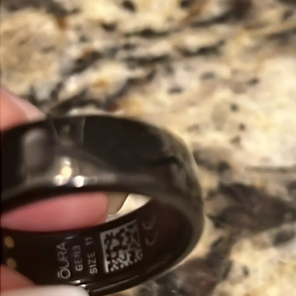 Oura ring gen 3 size 11 horizon black